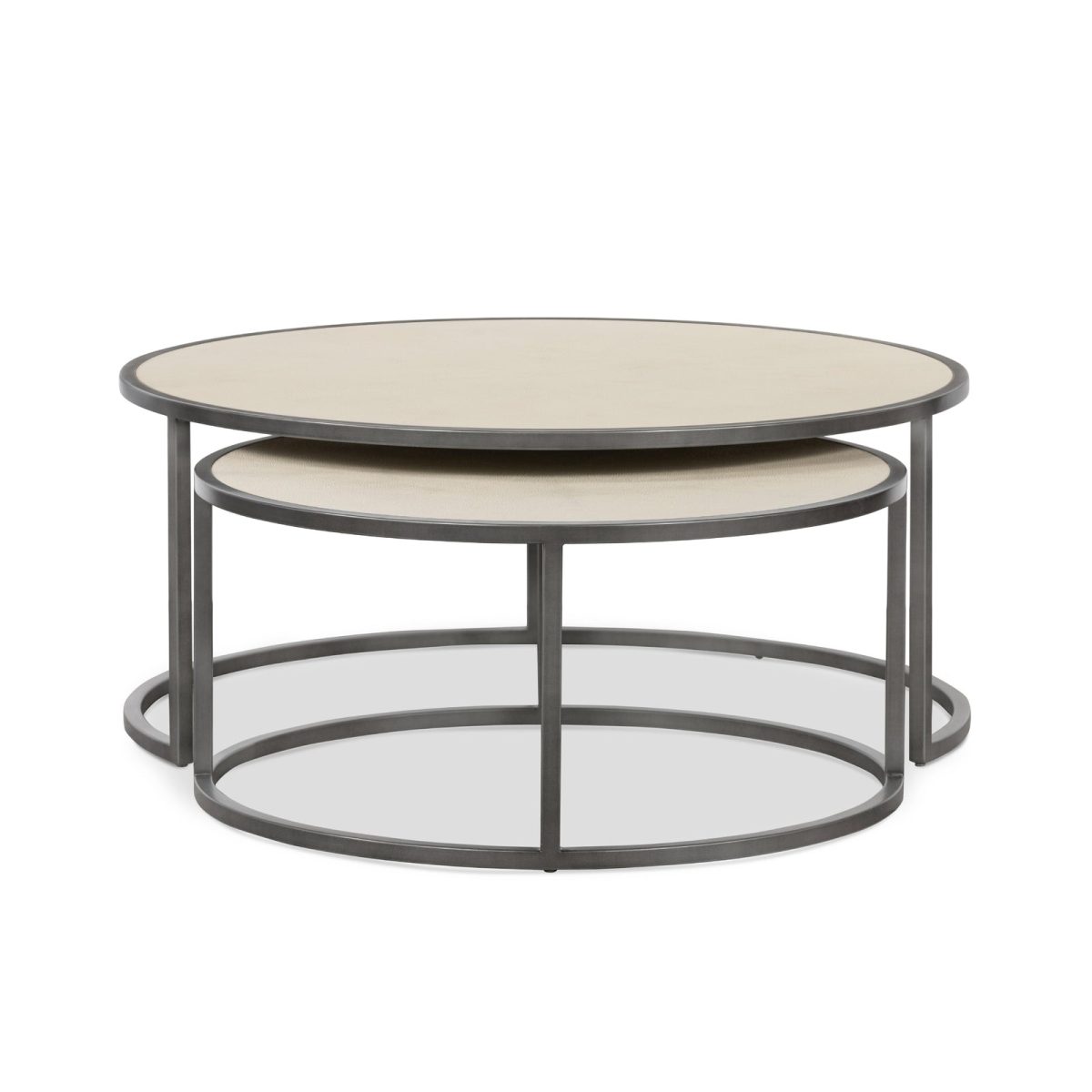 Four Hands Shagreen Nesting Coffee Table - Image 22