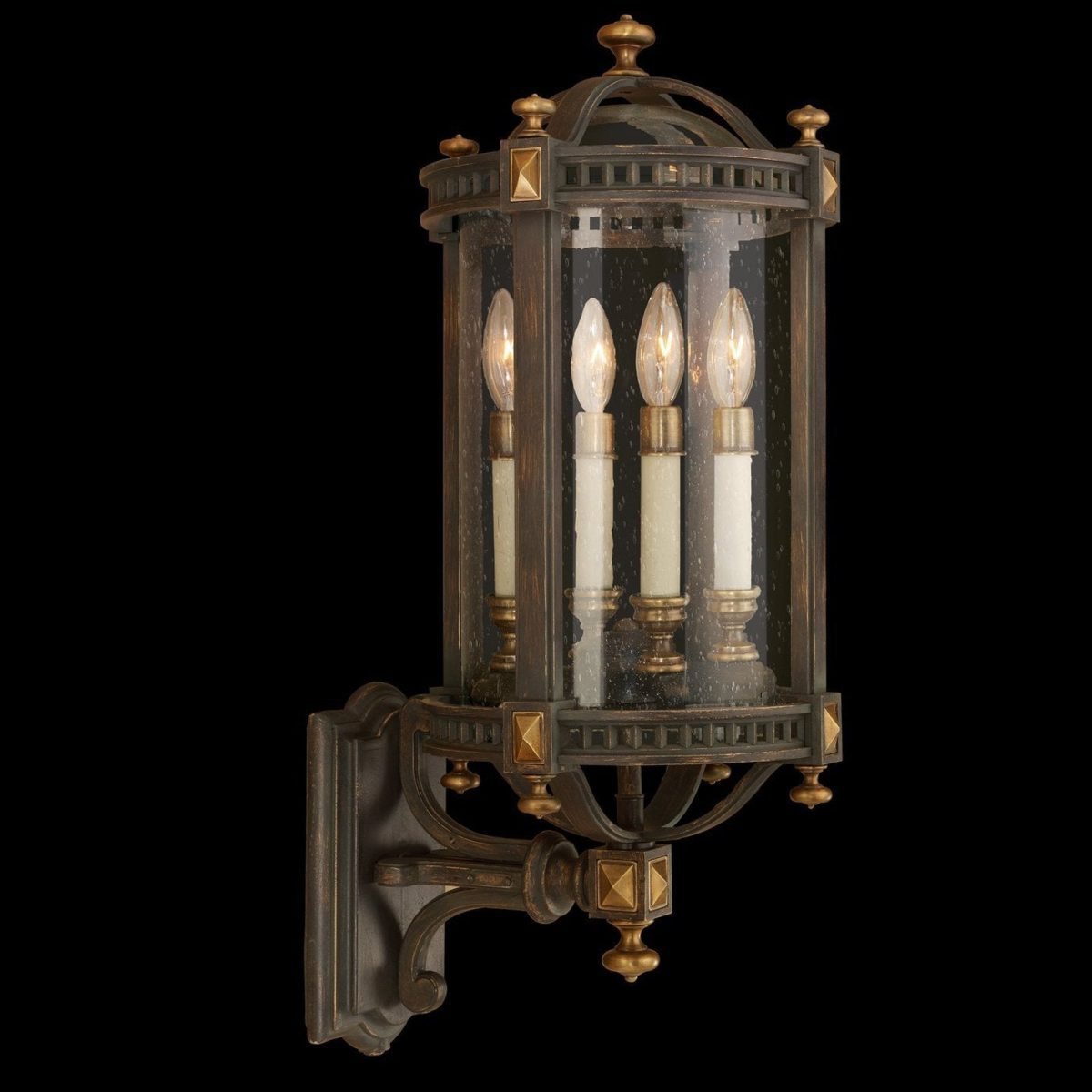 Fine Art Beekman Place 12 Inch Wide 4 Light Outdoor Wall Light - Image 1