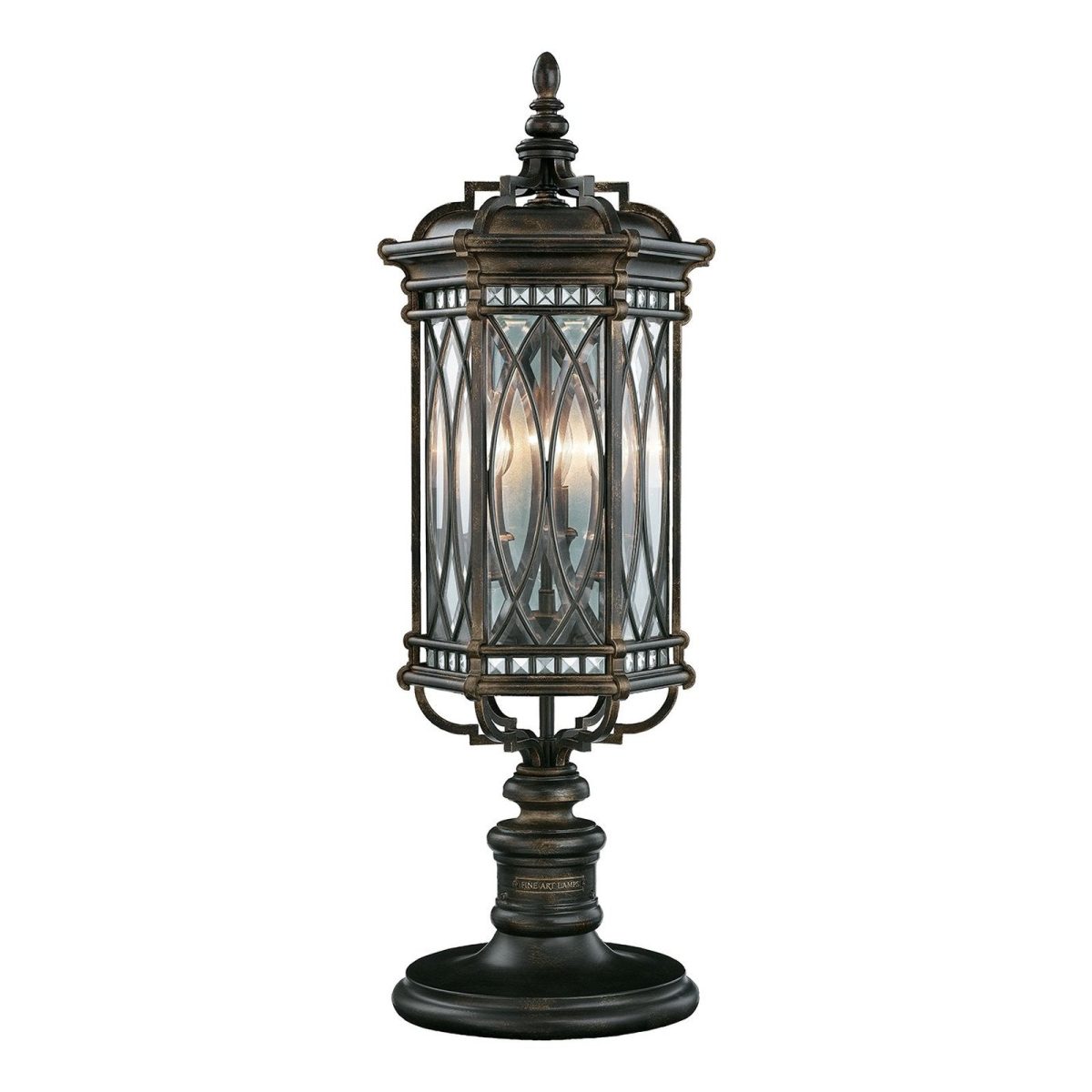 Fine Art Warwickshire 32" Outdoor Adjustable Pier/Post Mount - Image 1
