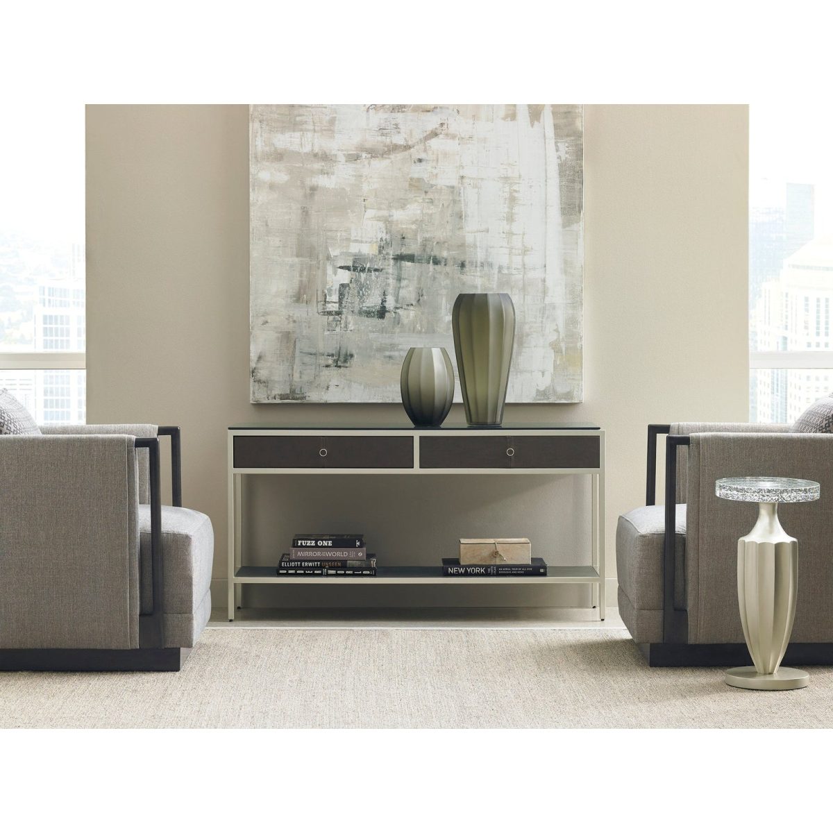 Caracole Uptown Just A Little Jazz Side Table - Image 3