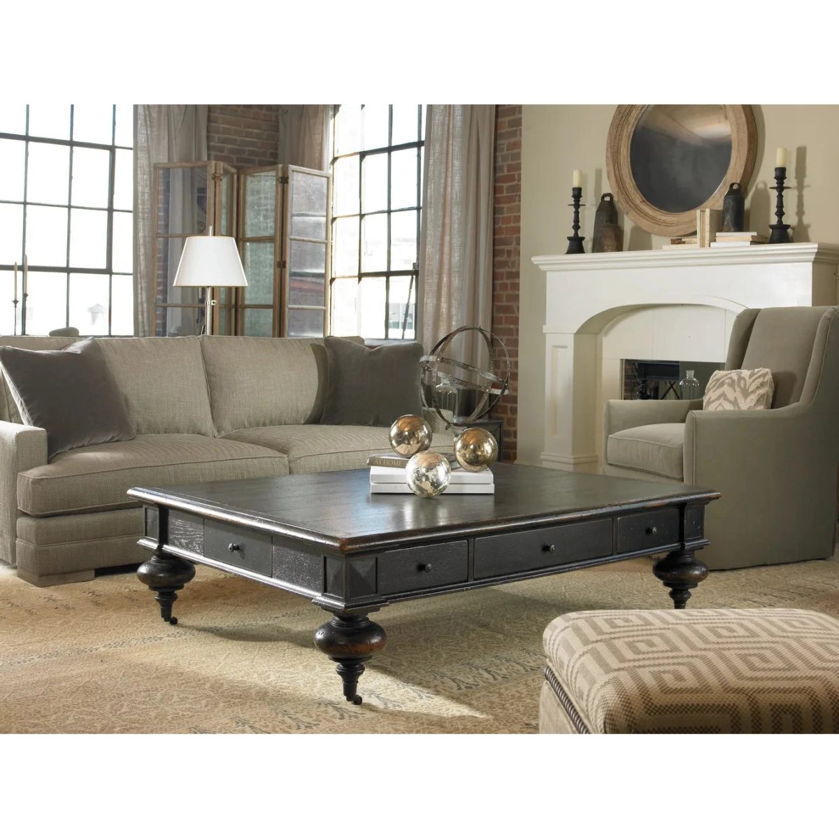 Century Furniture Monarch Grand Oak Cocktail Table - Image 2